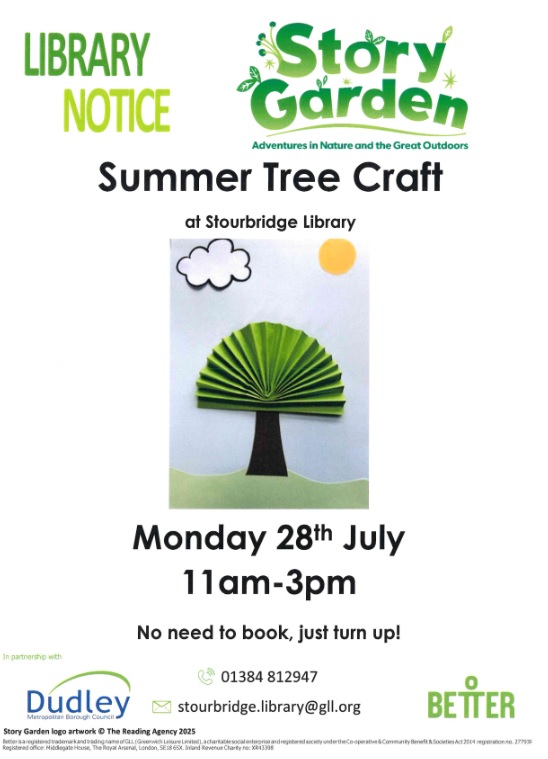 Stourbridge Library - Summer Tree Craft